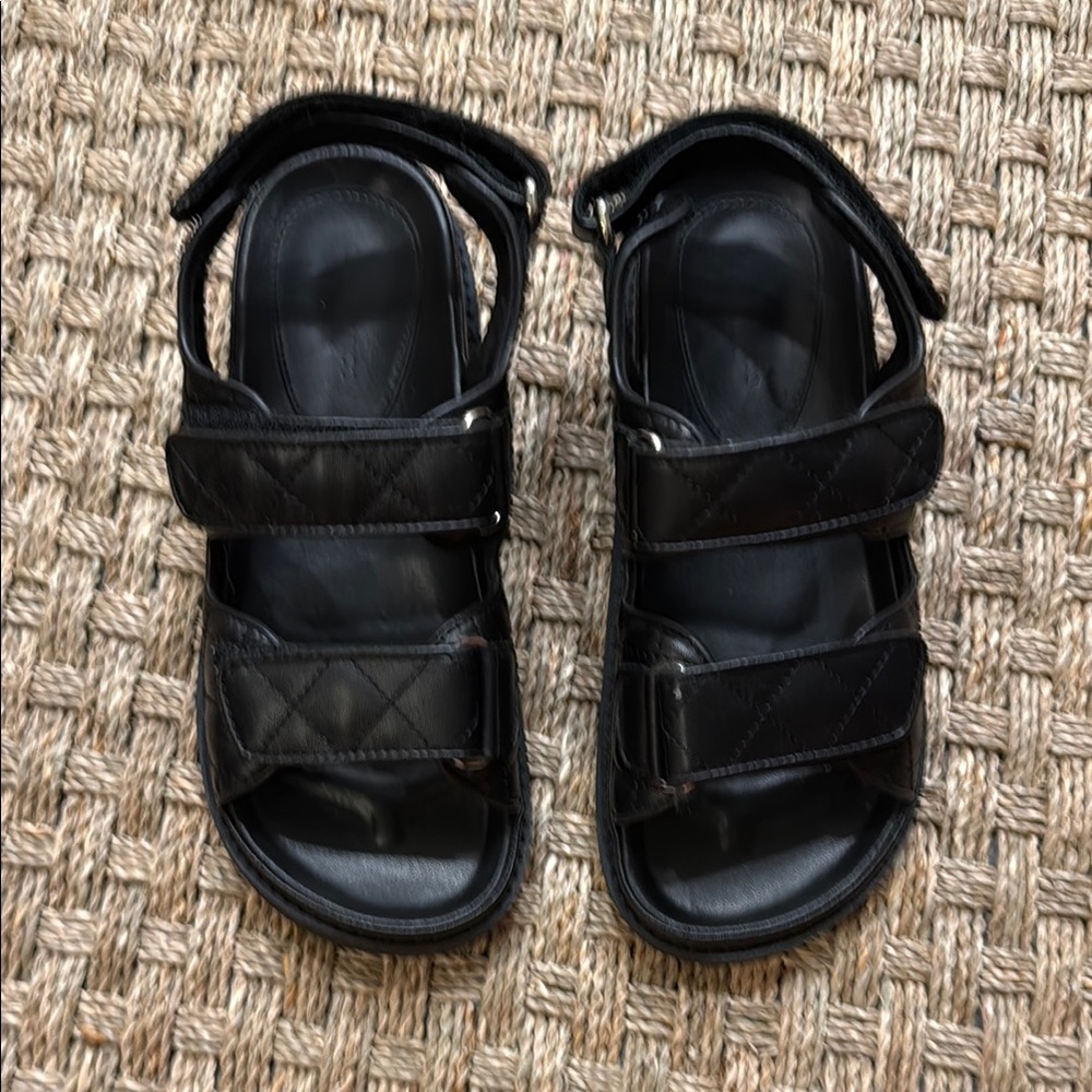 Tony Bianco Hiranni Black Sandals Size 6